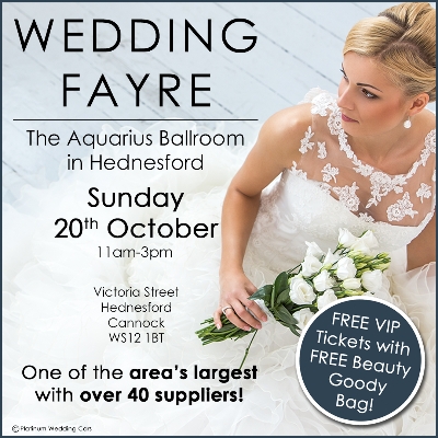 Wedding Show at The Aquarius Ballroom, Hednesford