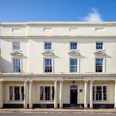 Wedding News: St Johns House is an elegant Georgian house located in the heart of Lichfield