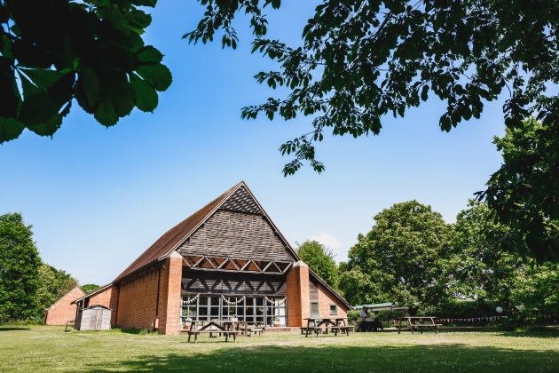 Avoncroft Museum of Historic Buildings, outside barn shot from the gardens