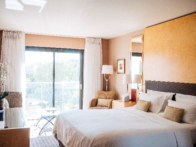 Bedroom at The Club Hotel & Spa