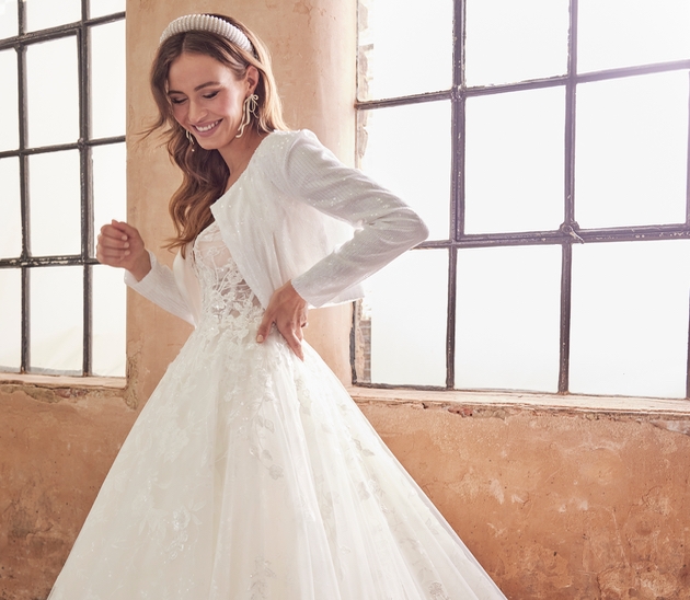 The feminine wedding dress called Mia by Josephine Scott