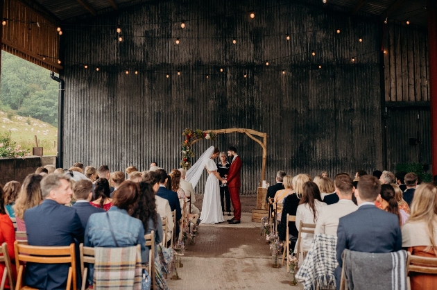 Lower House Farm in Herefordshire ceremony space