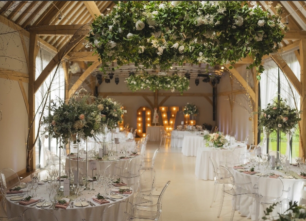 Redhouse Barn wedding reception space